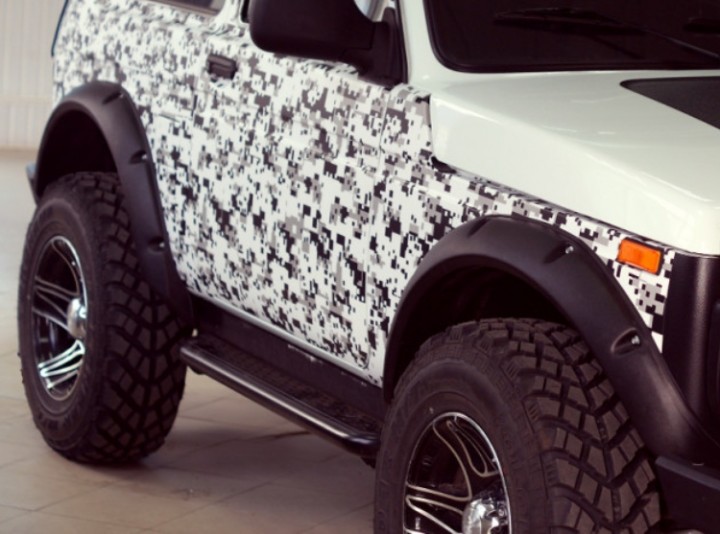 Silové lemy 3dv. LADA NIVA - 7 cm
